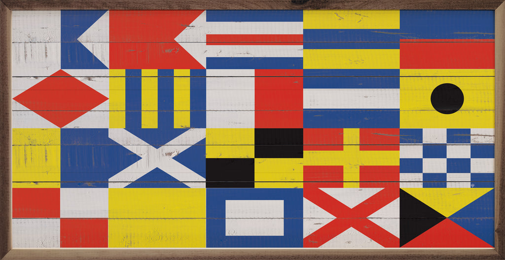 Nautical Flags 24x12 / Multi-Color