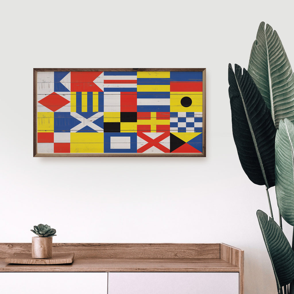 Nautical Flags 24x12 / Multi-Color