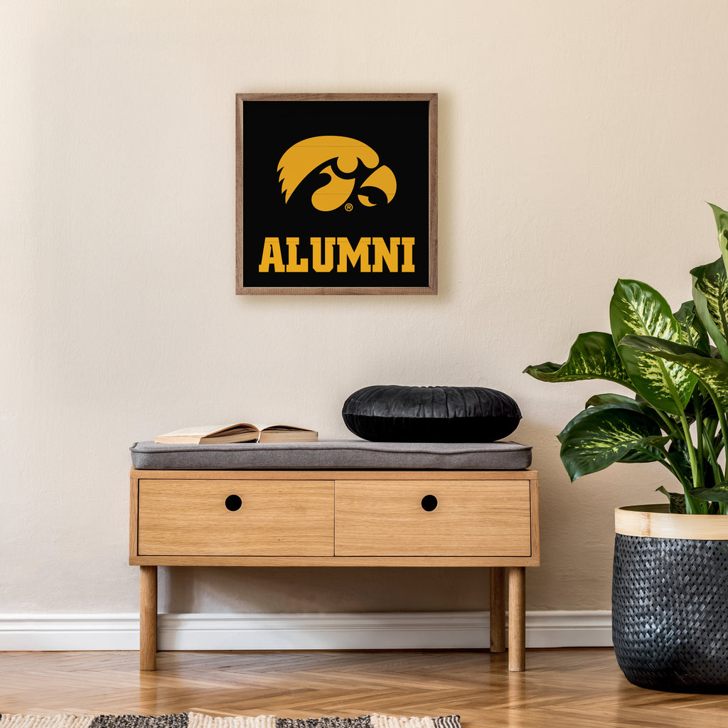 Alumni Iowa 16x16 / Black