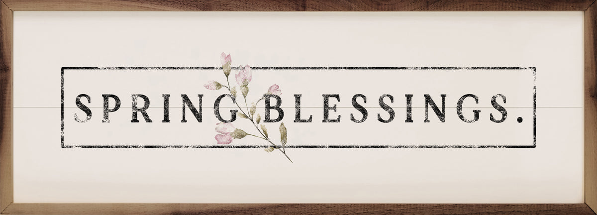 Spring Blessinf Spring Blessings Greenery White – Kendrick Home