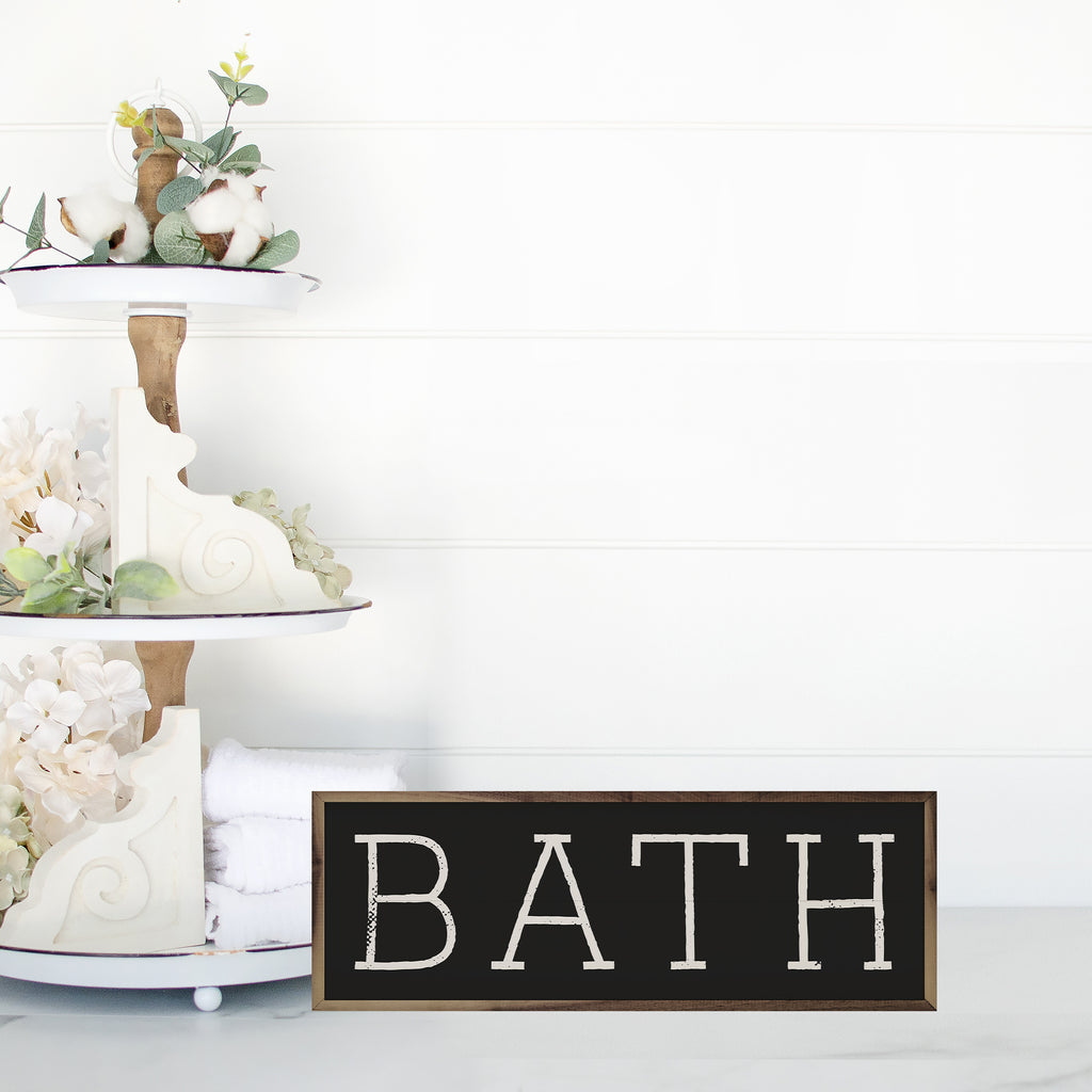 Bath Black 24x8 / Black