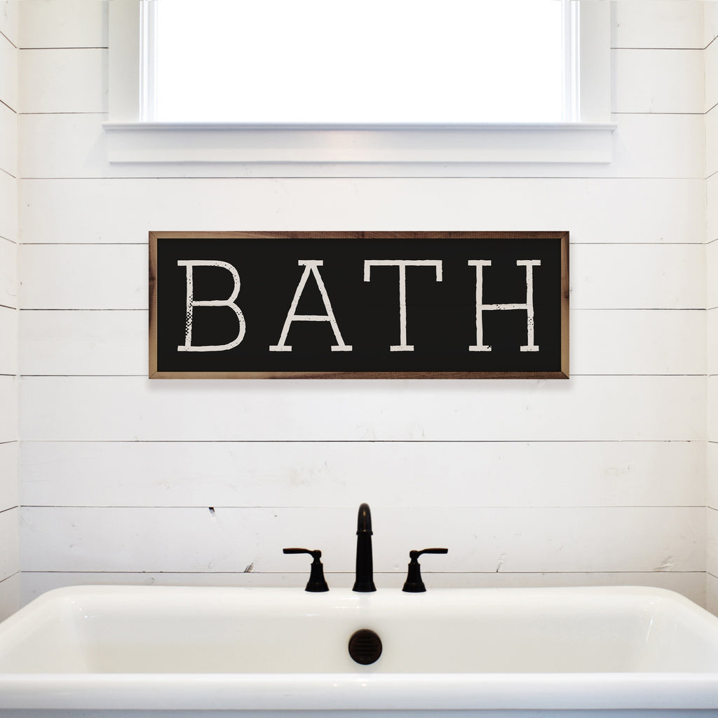 Bath Black 24x8 / Black