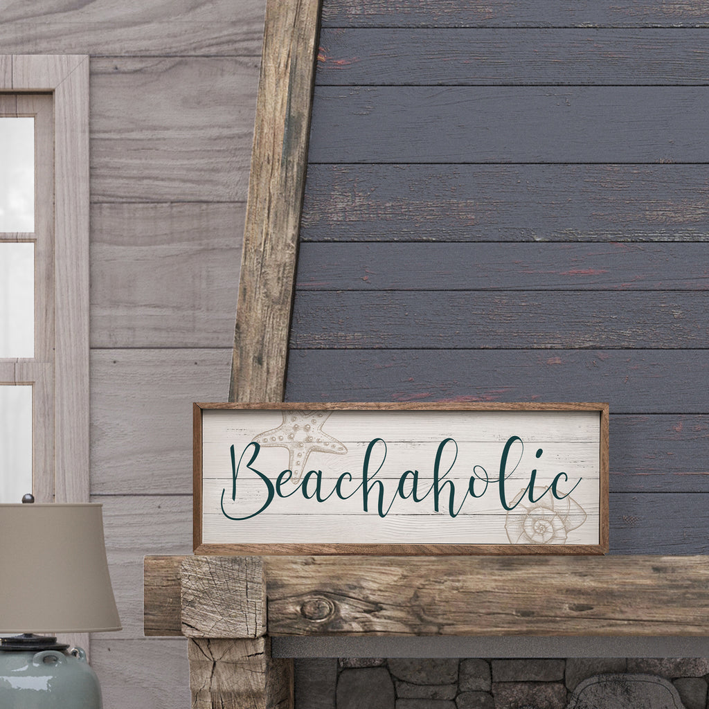 Beachaholic Whitewash 24x8 / Whitewash