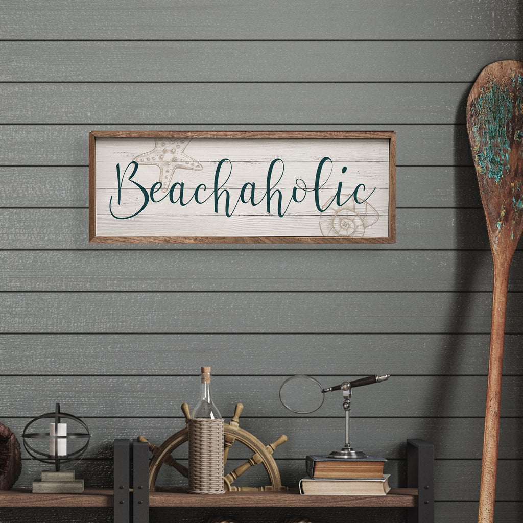 Beachaholic Whitewash 24x8 / Whitewash