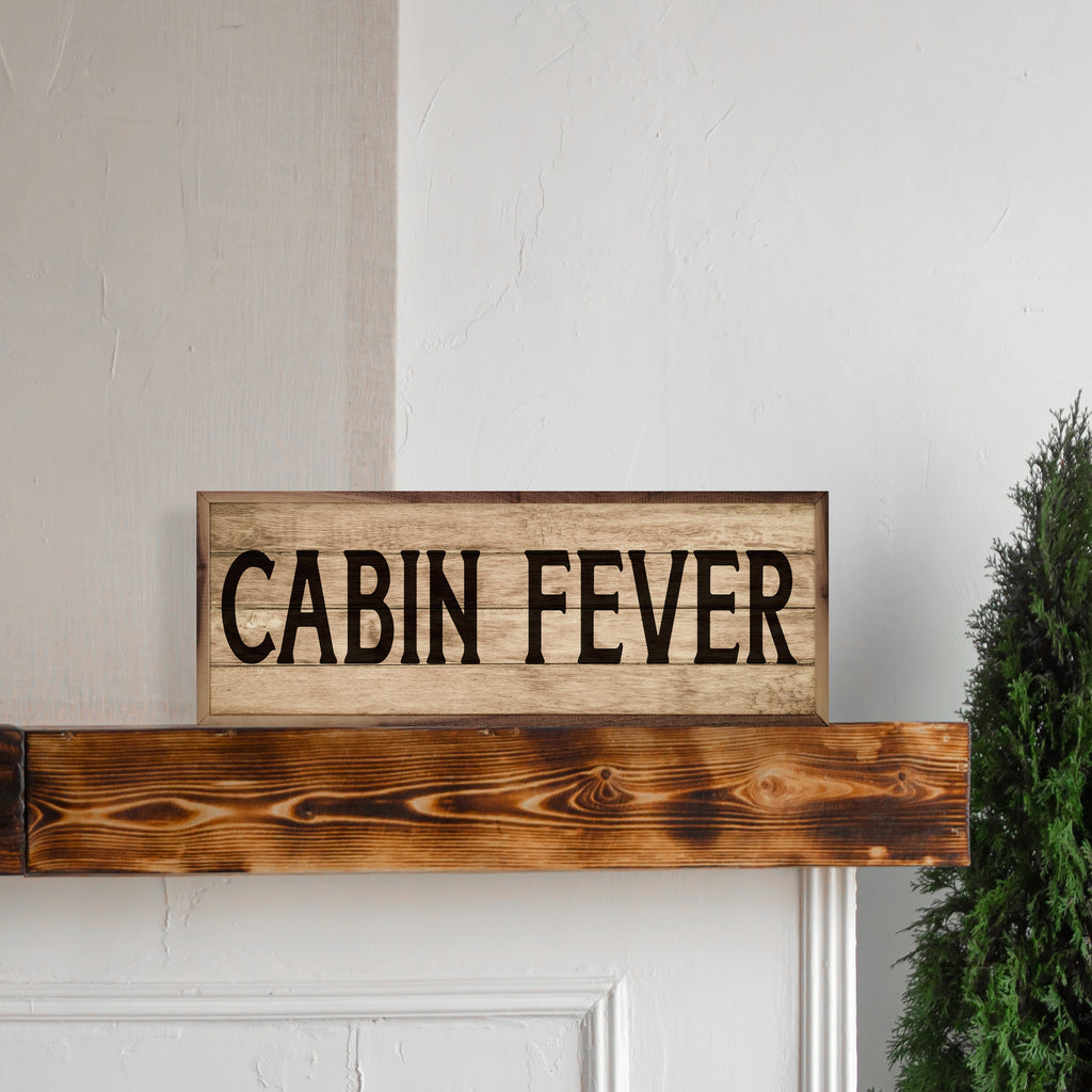 Cabin Fever Whitewash 24x8 / Whitewash