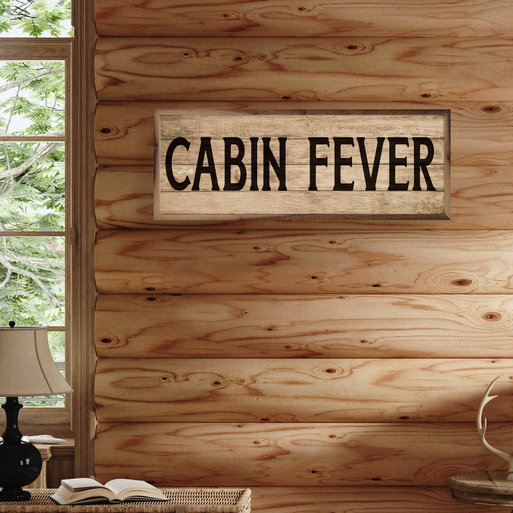 Cabin Fever Whitewash 24x8 / Whitewash