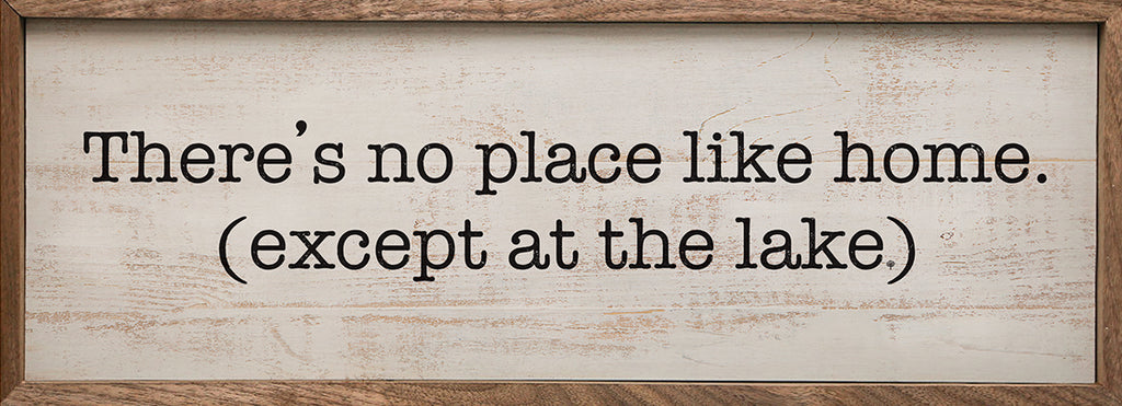 Except The Lake Whitewash 24x8 / Whitewash