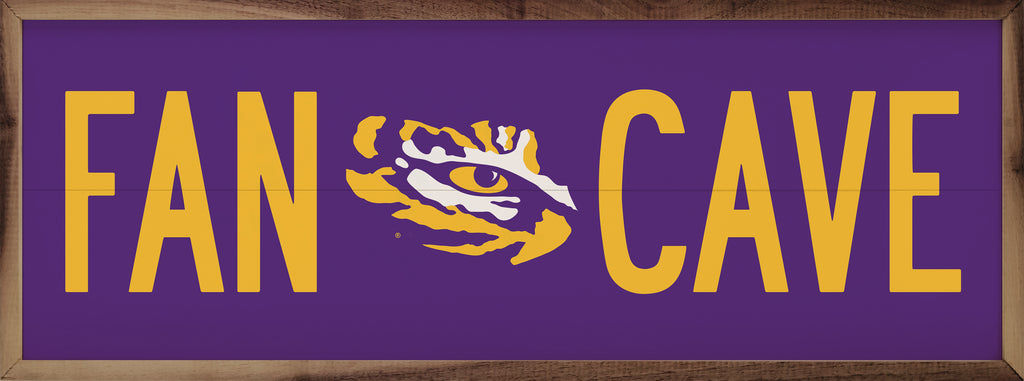 Fan Cave LSU 24x8 / Purple