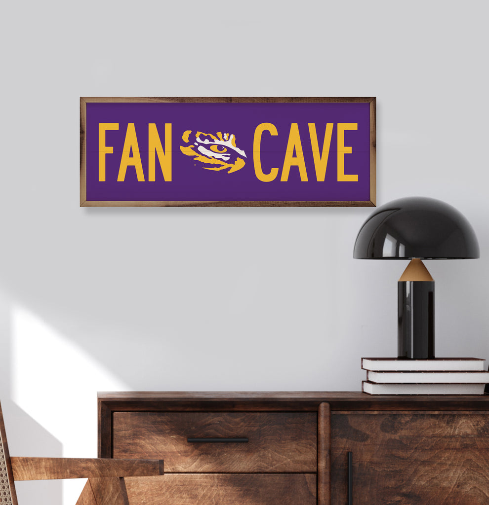 Fan Cave LSU 24x8 / Purple