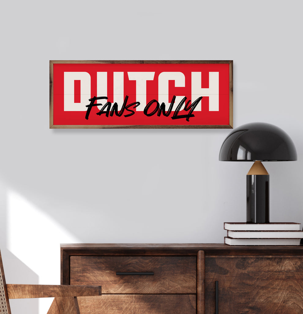 Fans Only Central College 24x8 / Red
