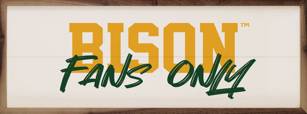 Fans Only NDSU 24x8 / Green