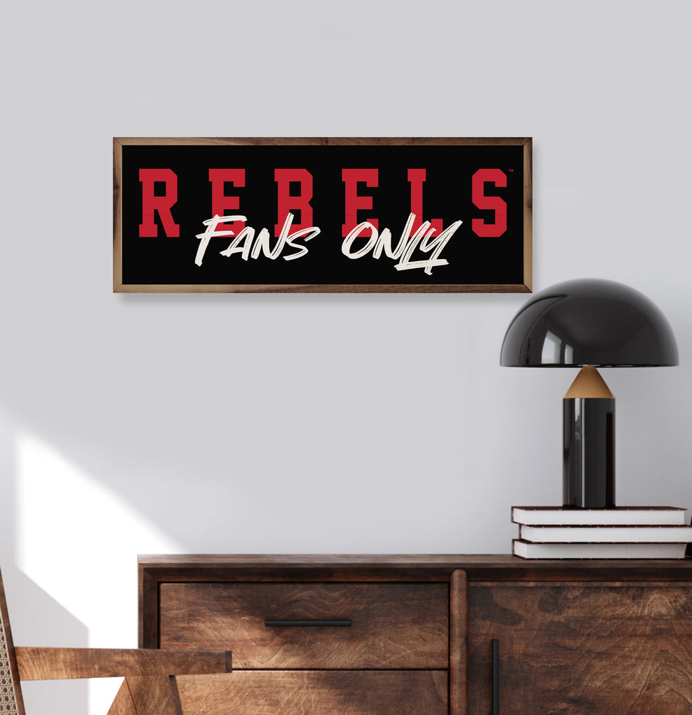 Fans Only UNLV 24x8 / Black