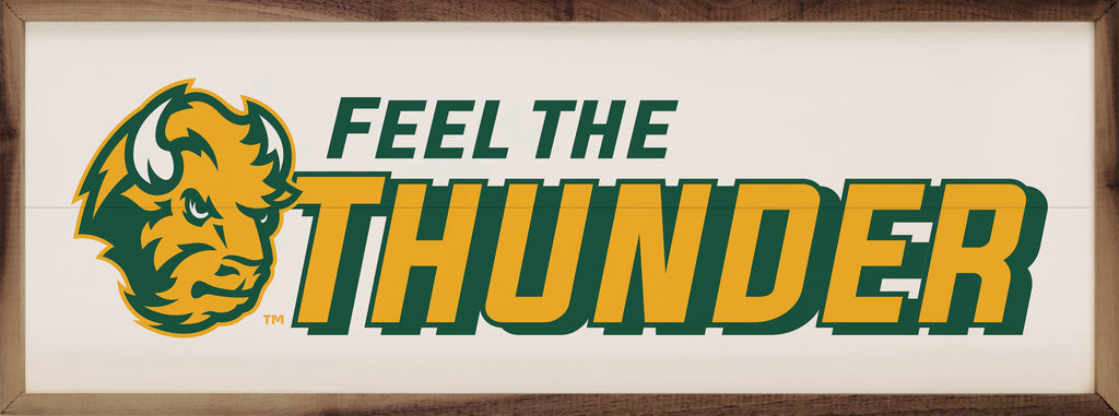 Feel The Thunder Bison 24x8 / White