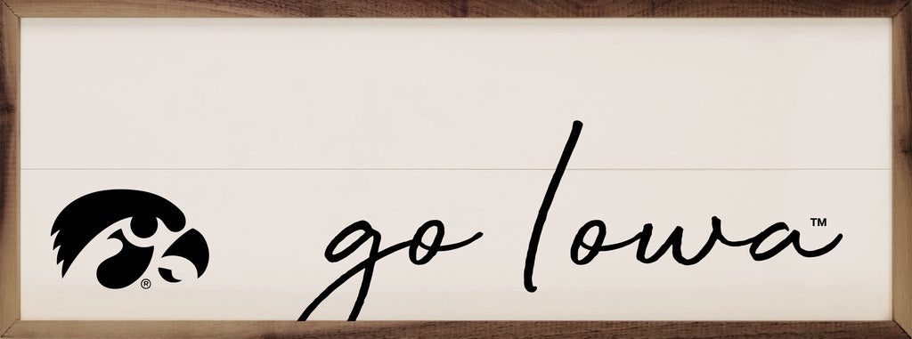 Go Script Iowa 24x8 / White