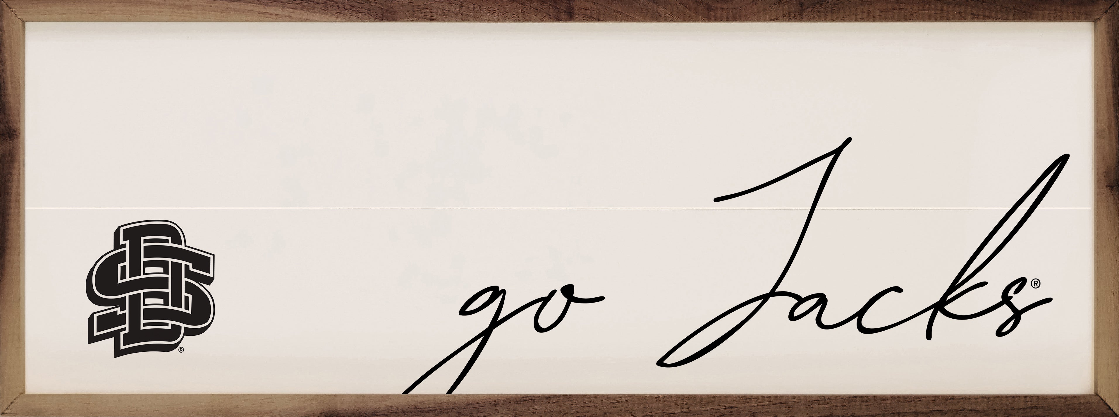 Go Script South Dakota State 24x8 / White