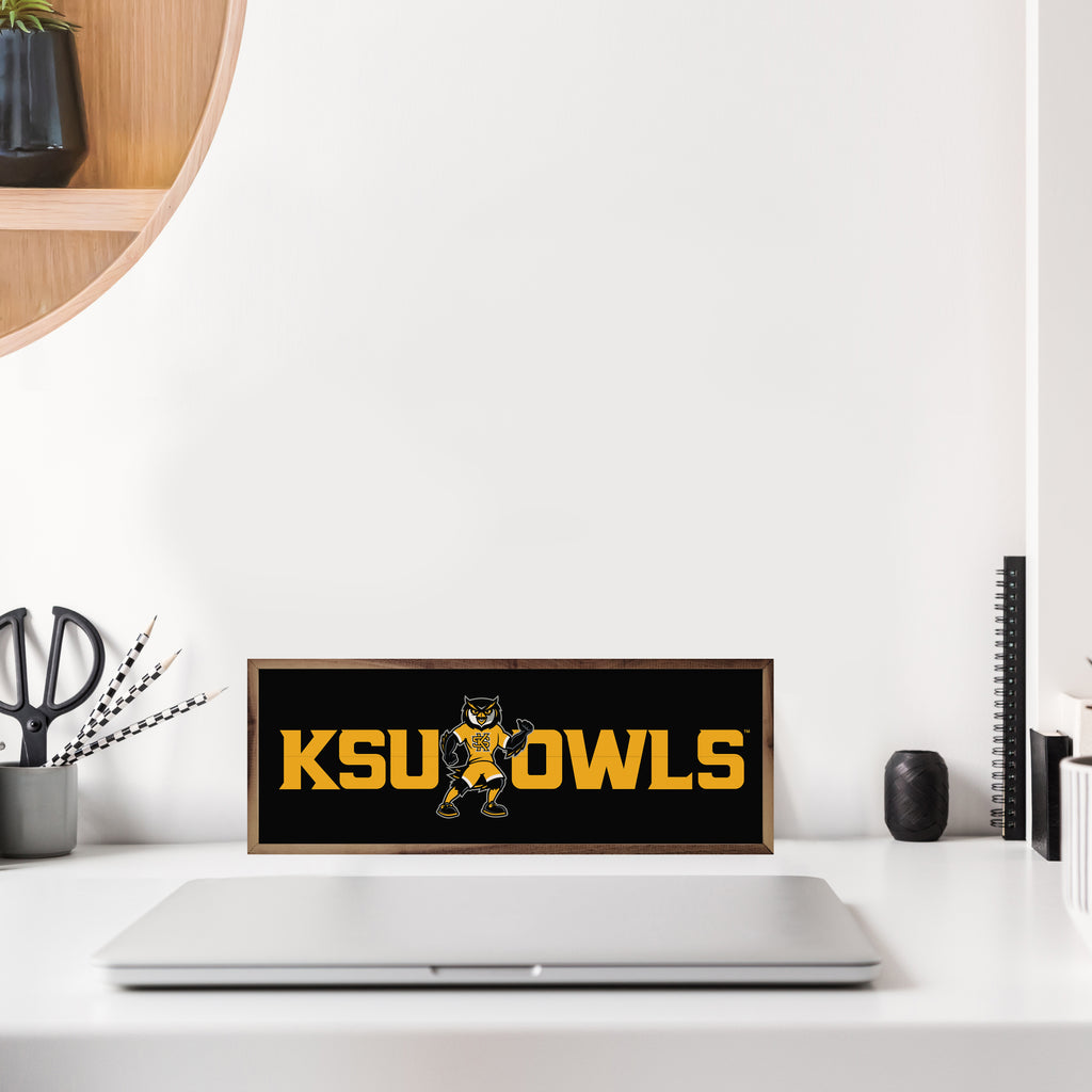 Horizontal Logo Kennesaw 24x8 / Black