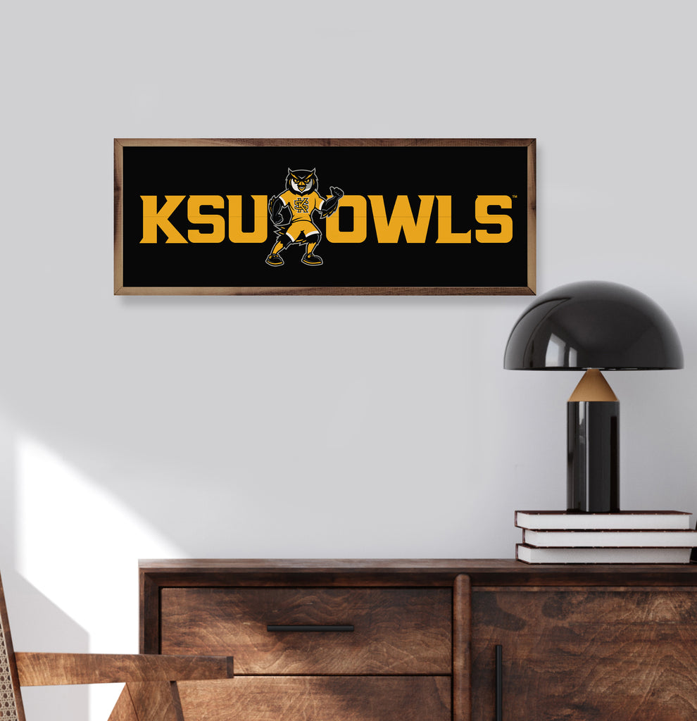 Horizontal Logo Kennesaw 24x8 / Black