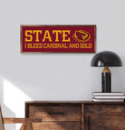 I Bleed Iowa State 24x8 / Red