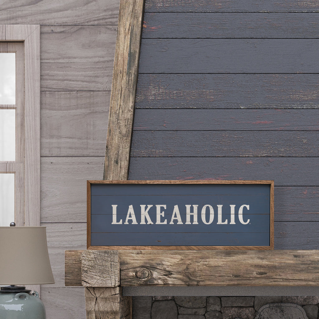 Lakeaholic Blue 24x8 / Blue