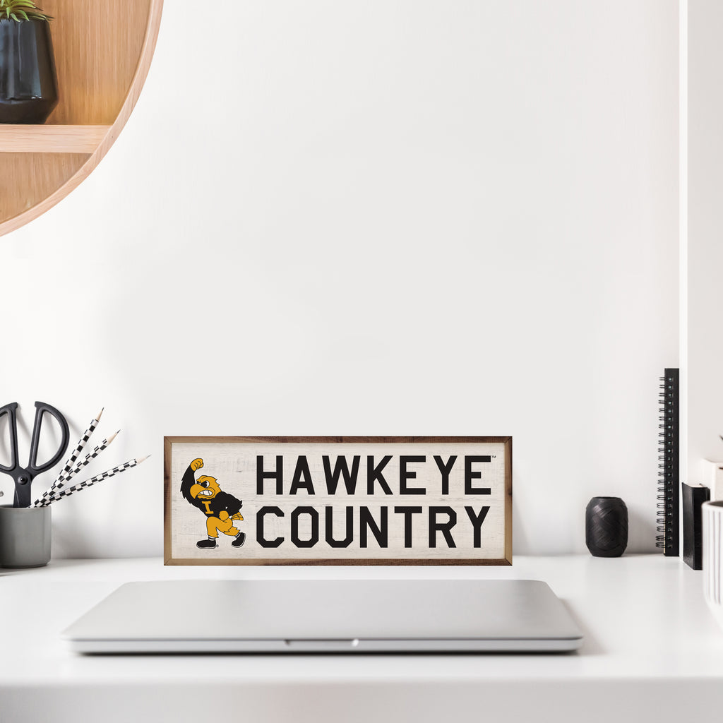 Logo Country Iowa 24x8 / White