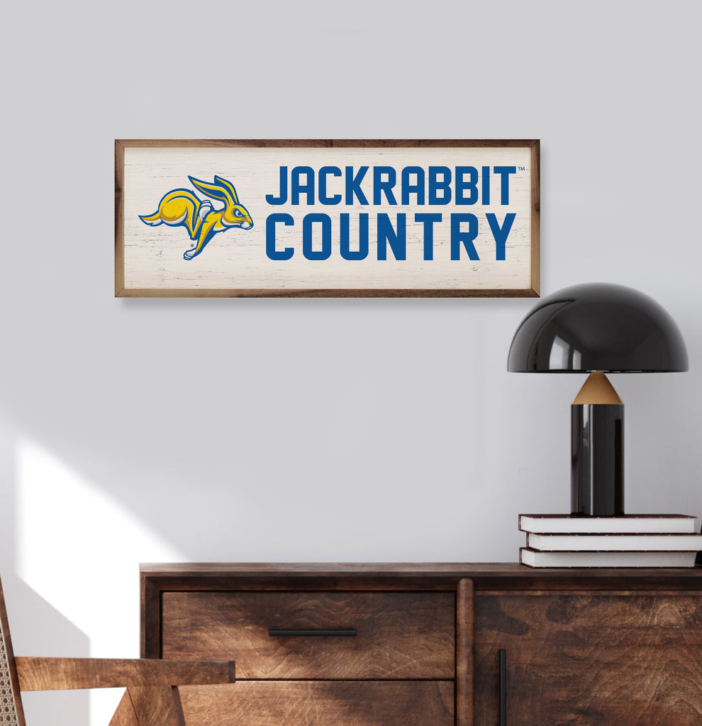 Logo Country South Dakota State 24x8 / White