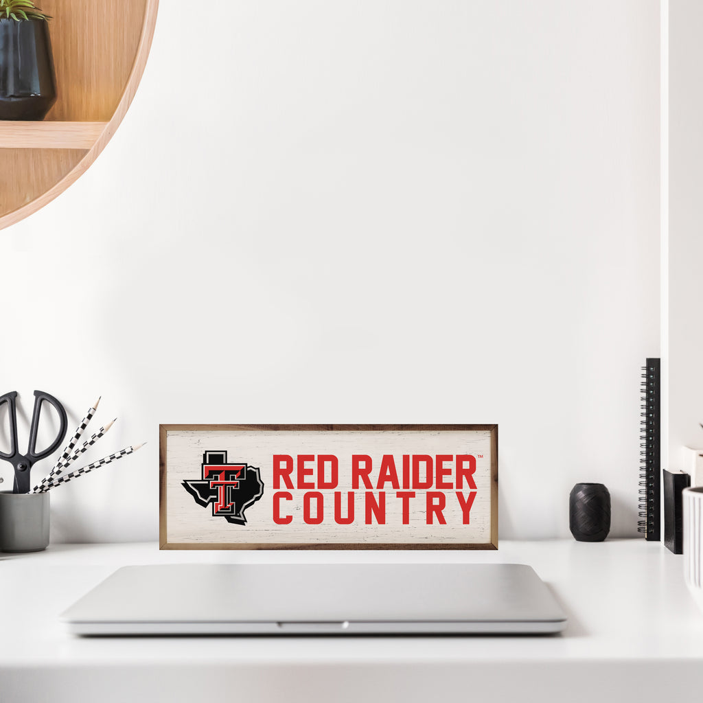 Logo Country Texas Tech 24x8 / White