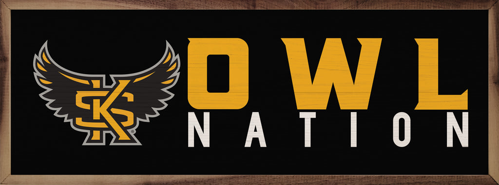 Logo Nation Kennesaw 24x8 / Black