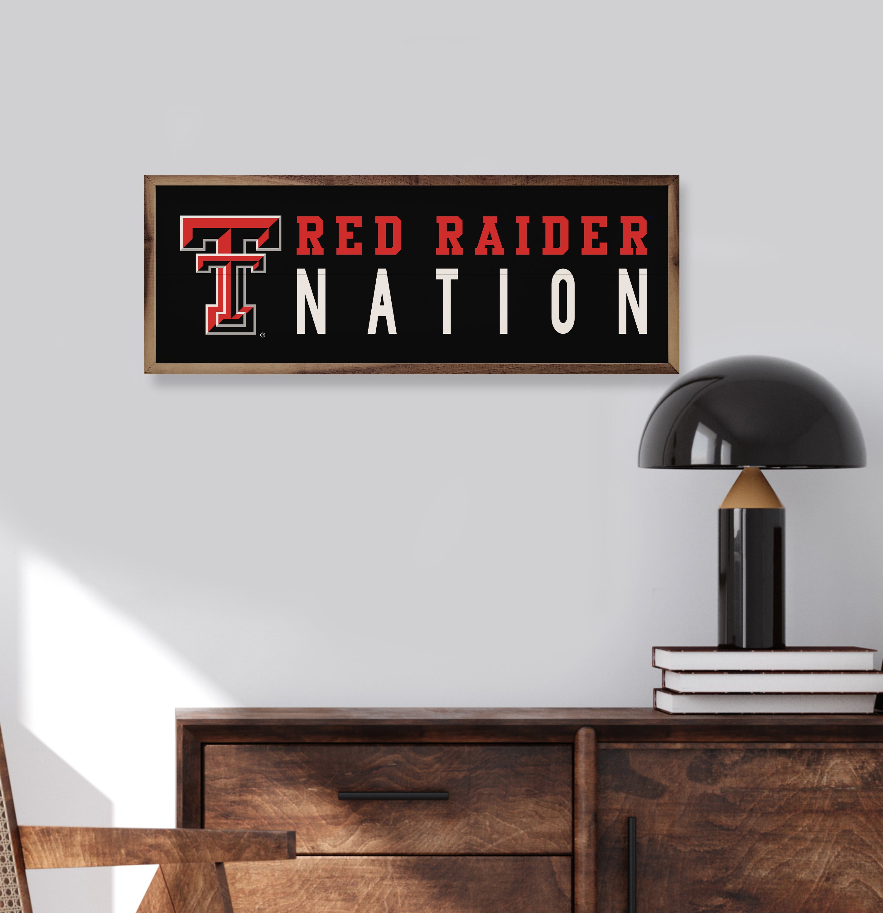 Logo Nation Texas Tech 24x8 / Black