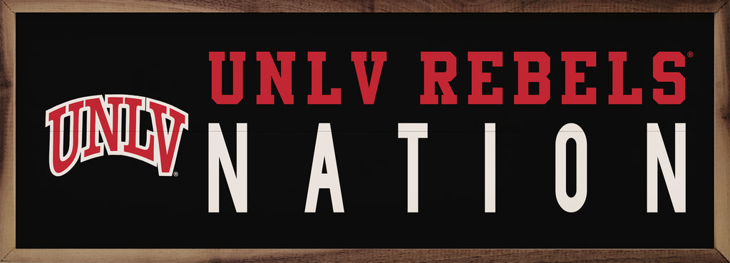 Logo Nation UNLV 24x8 / Black