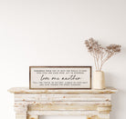 Love One Another White 24x8 / White