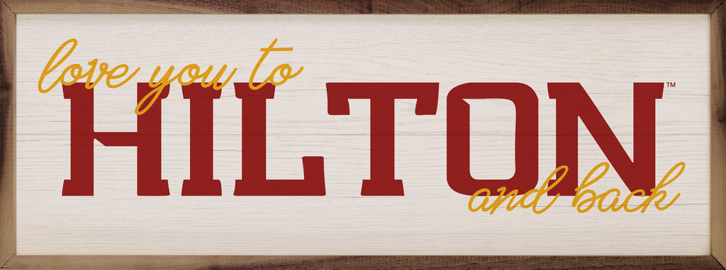 Love You To Iowa State 24x8 / White