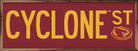 Street Iowa State 24x8 / Red