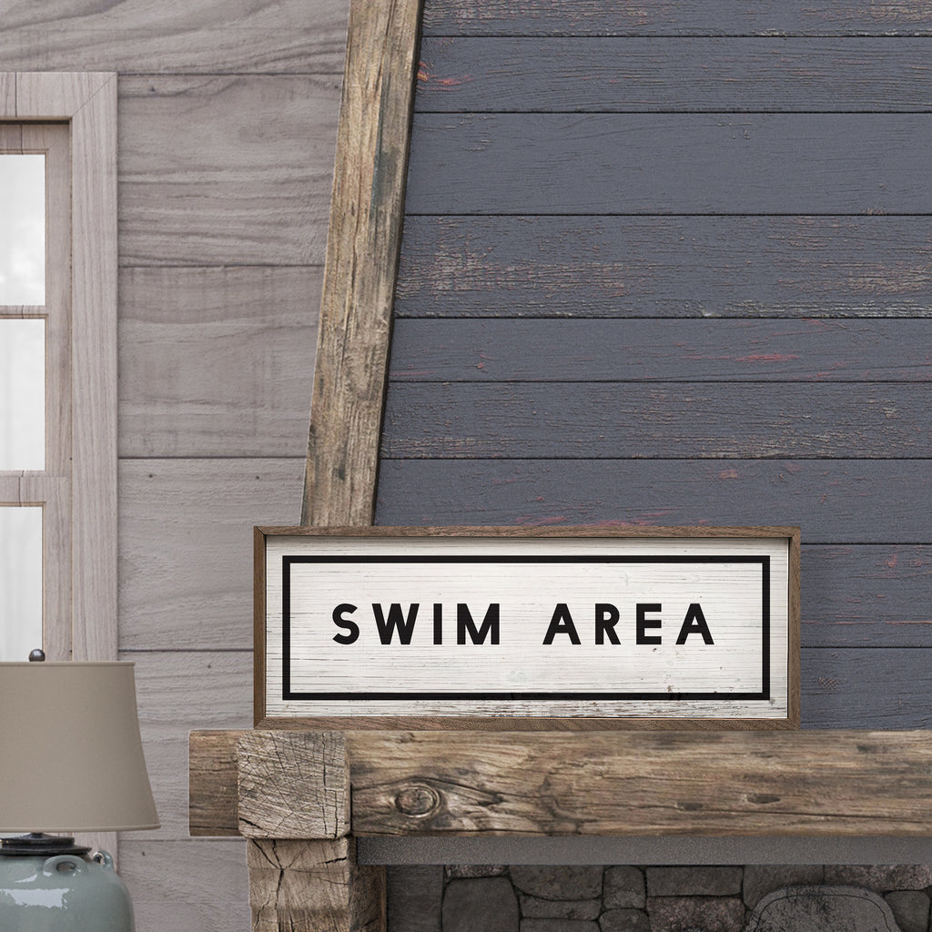 Swim Area Whitewash 24x8 / Whitewash