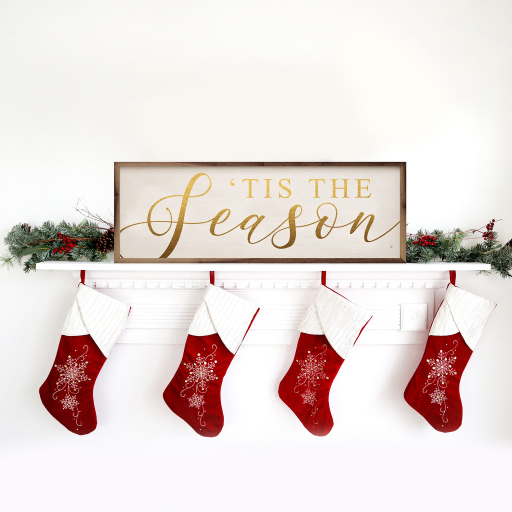 Tis The Season White 24x8 / White
