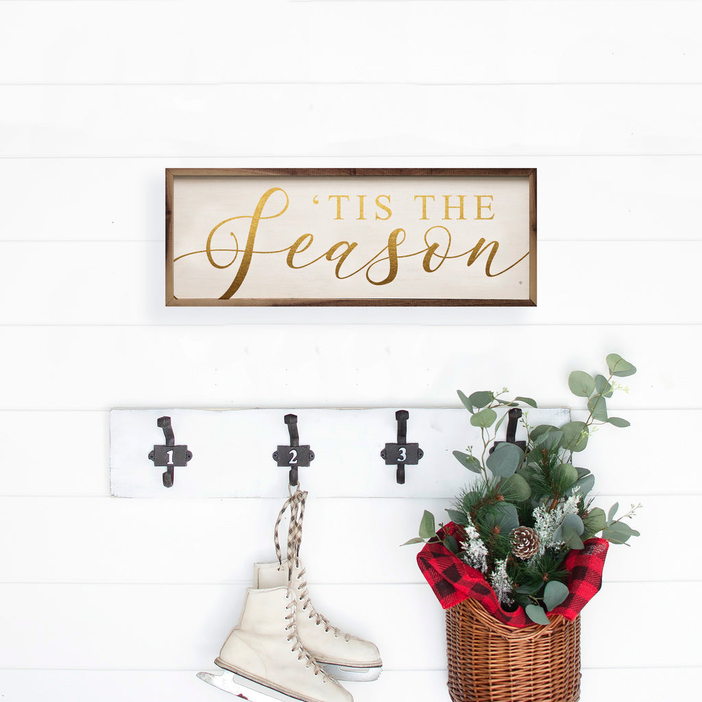 Tis The Season White 24x8 / White