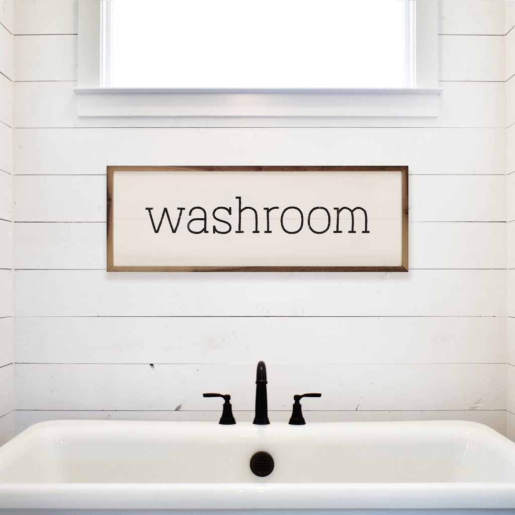 Washroom White 24x8 / White