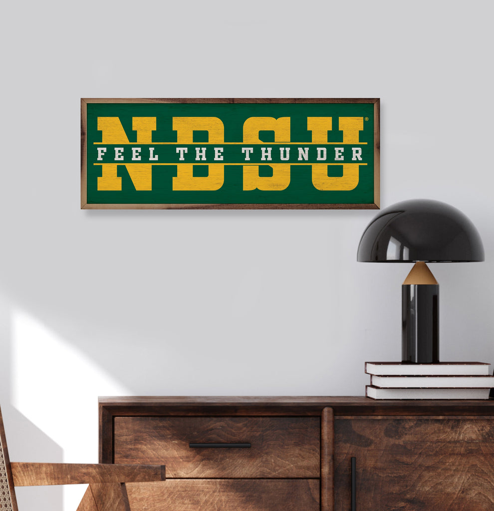 Word Cutout NDSU 24x8 / Green