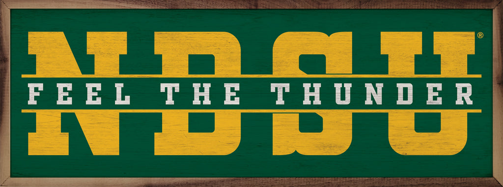 Word Cutout NDSU 24x8 / Green