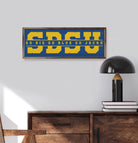 Word Cutout South Dakota State 24x8 / Blue