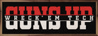 Word Cutout Texas Tech 24x8 / Black