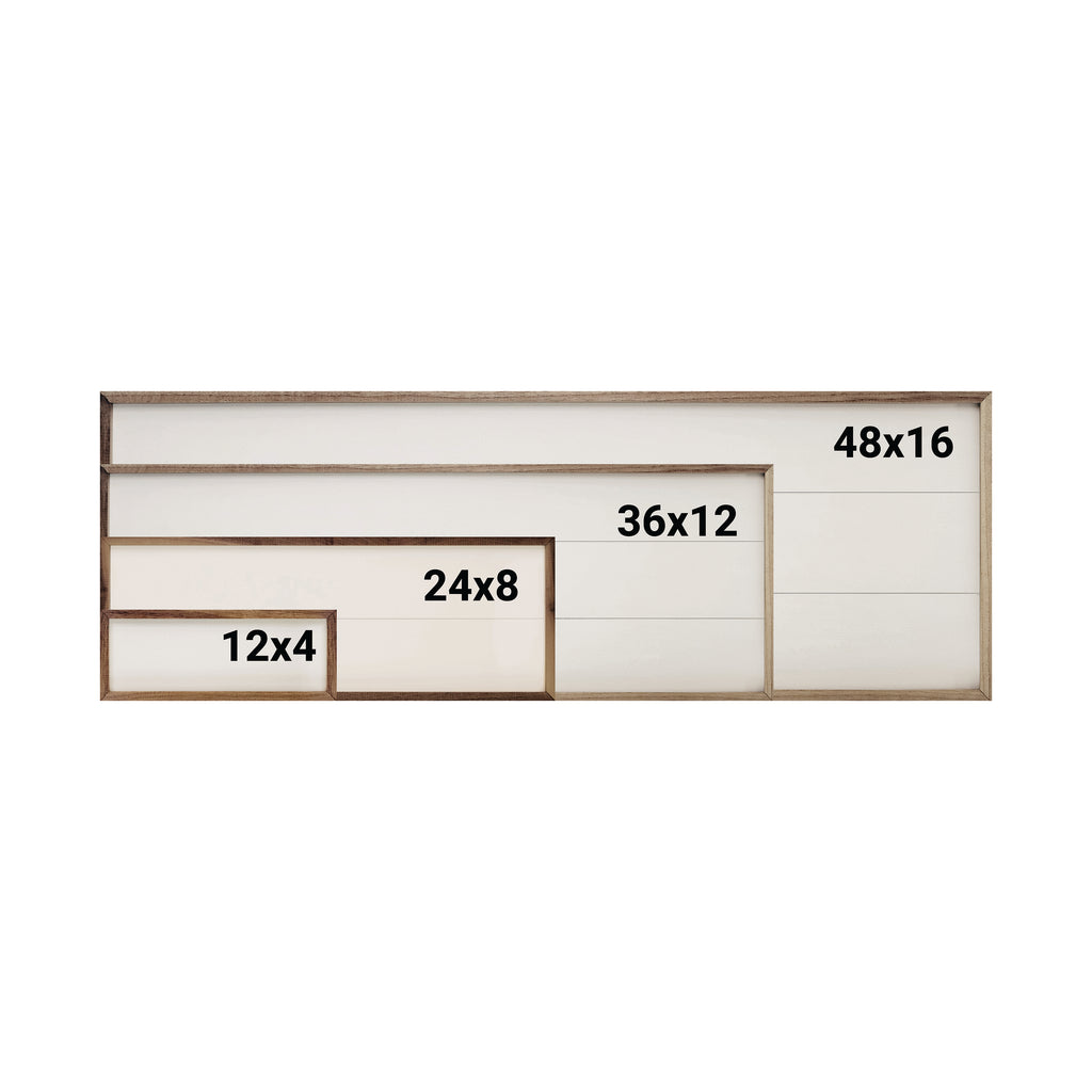 Bless This Kitchen Script White 24x8 / White