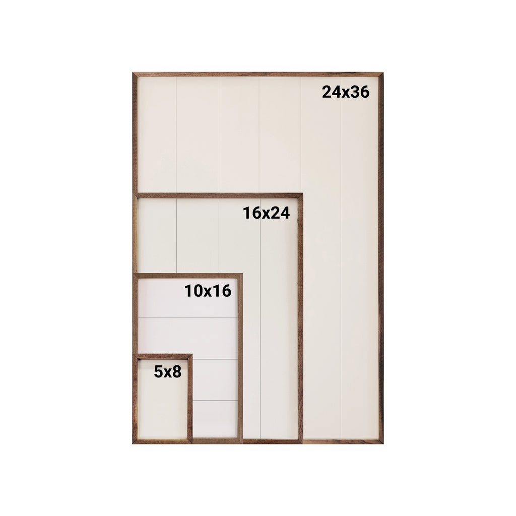 Faith Cross White 10x16 / White
