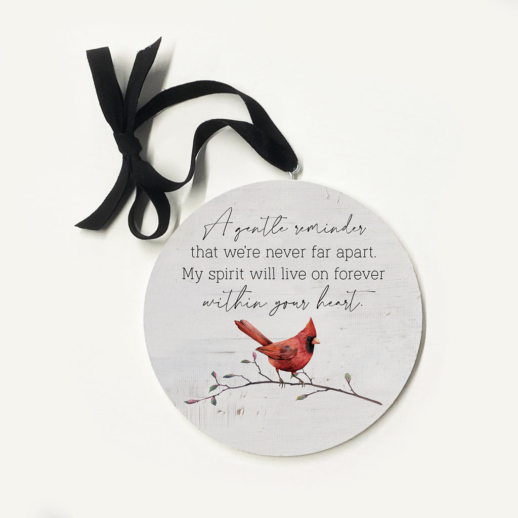 A Gentle Reminder Ornament 5x5 / White