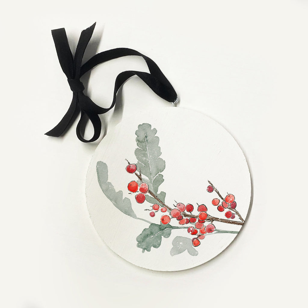 Peace On Earth Ornament 5x5 / White