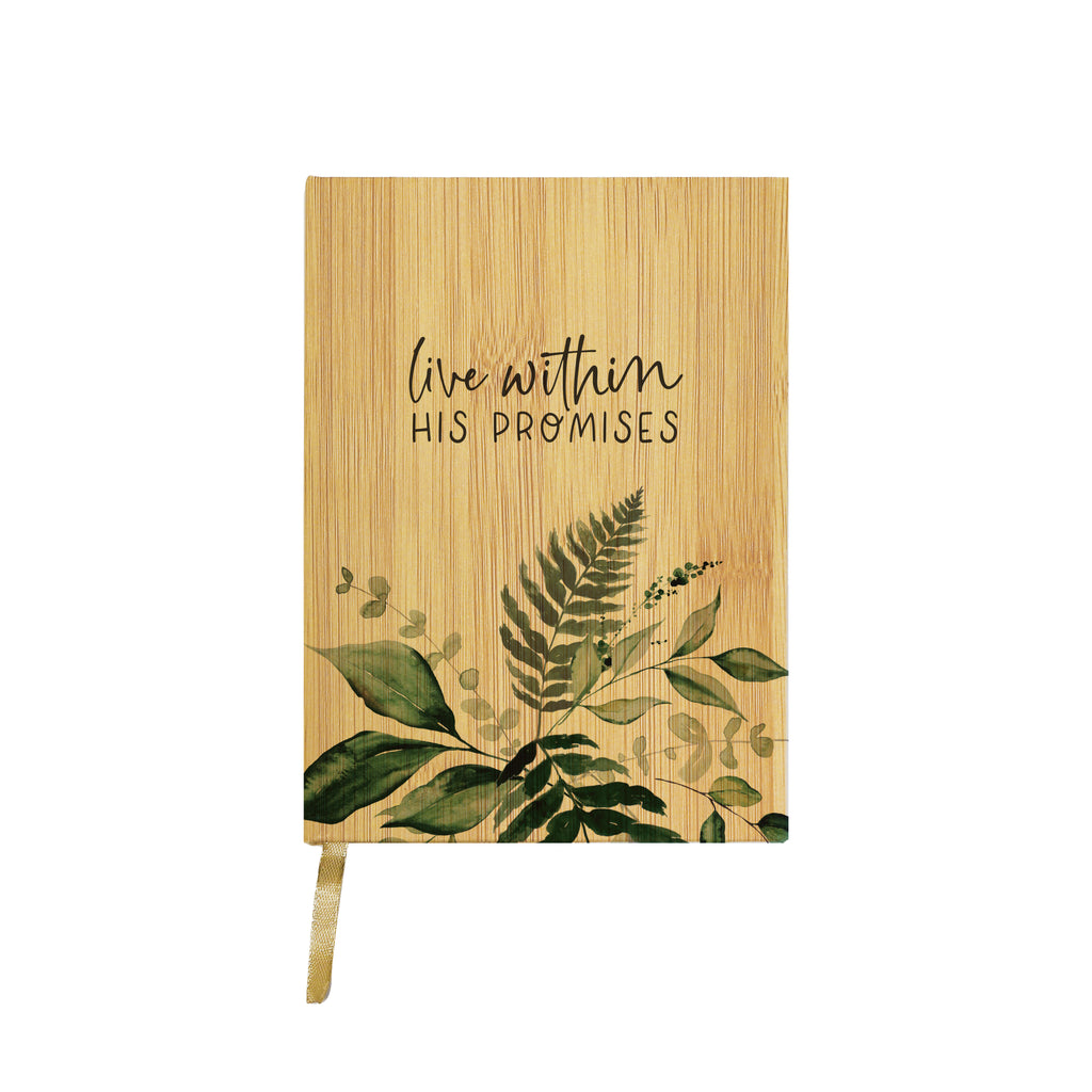 Live Within His Promises Greenery Journal 5x7 / Multi-Color