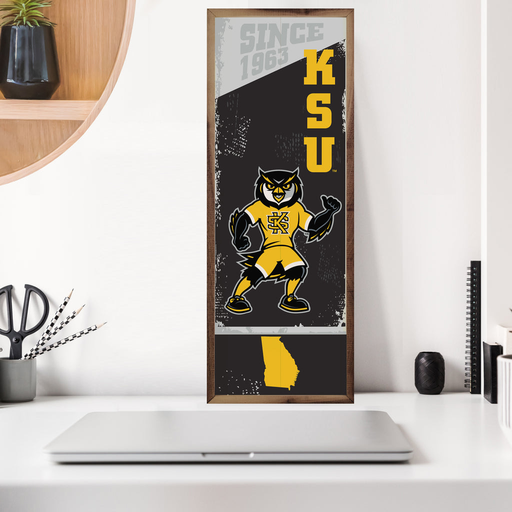 Vertical Poster Kennesaw 8x24 / Black