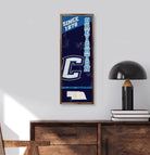 Vertical State Poster Creighton 8x24 / Black