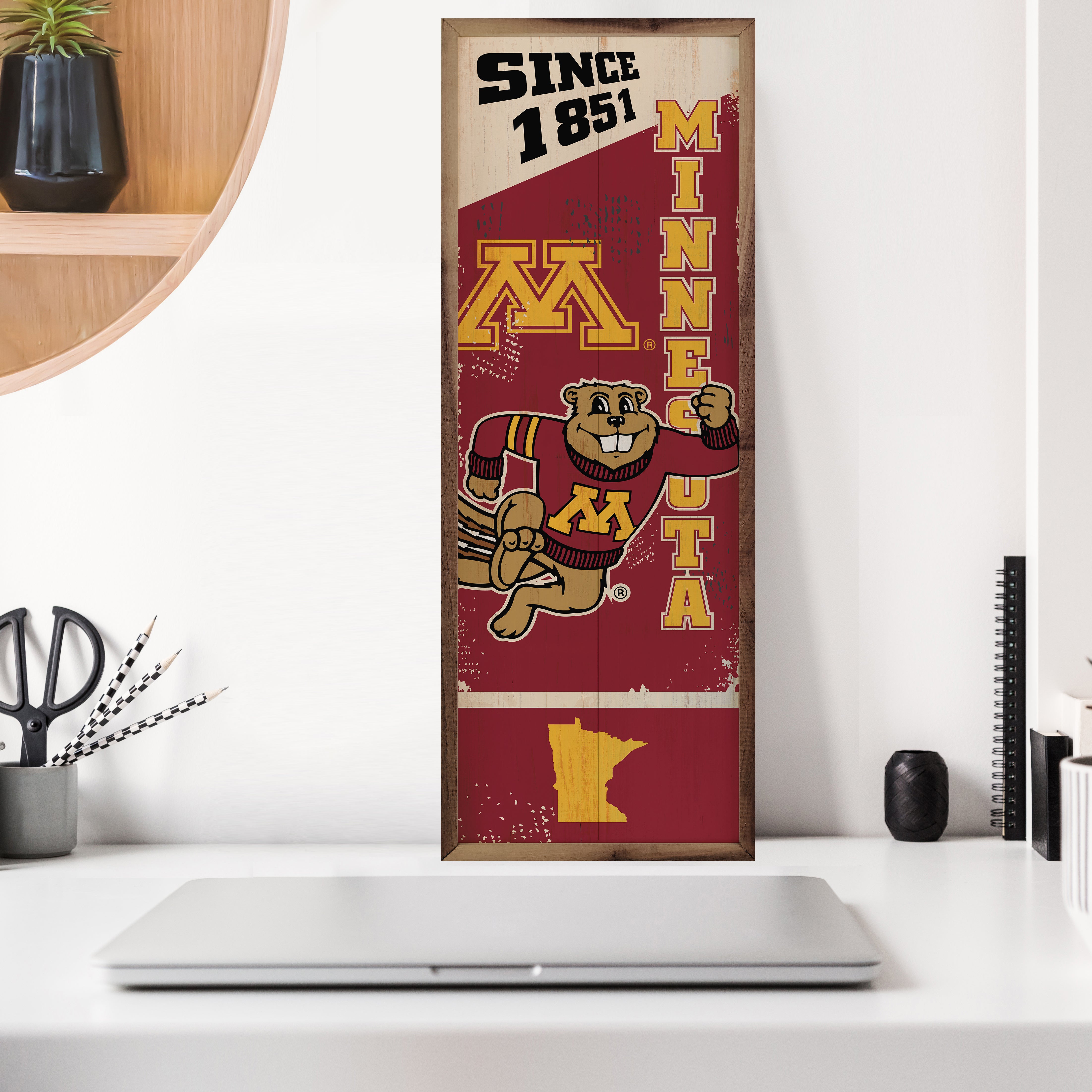 Minnesota Since 1851 8x24 / White