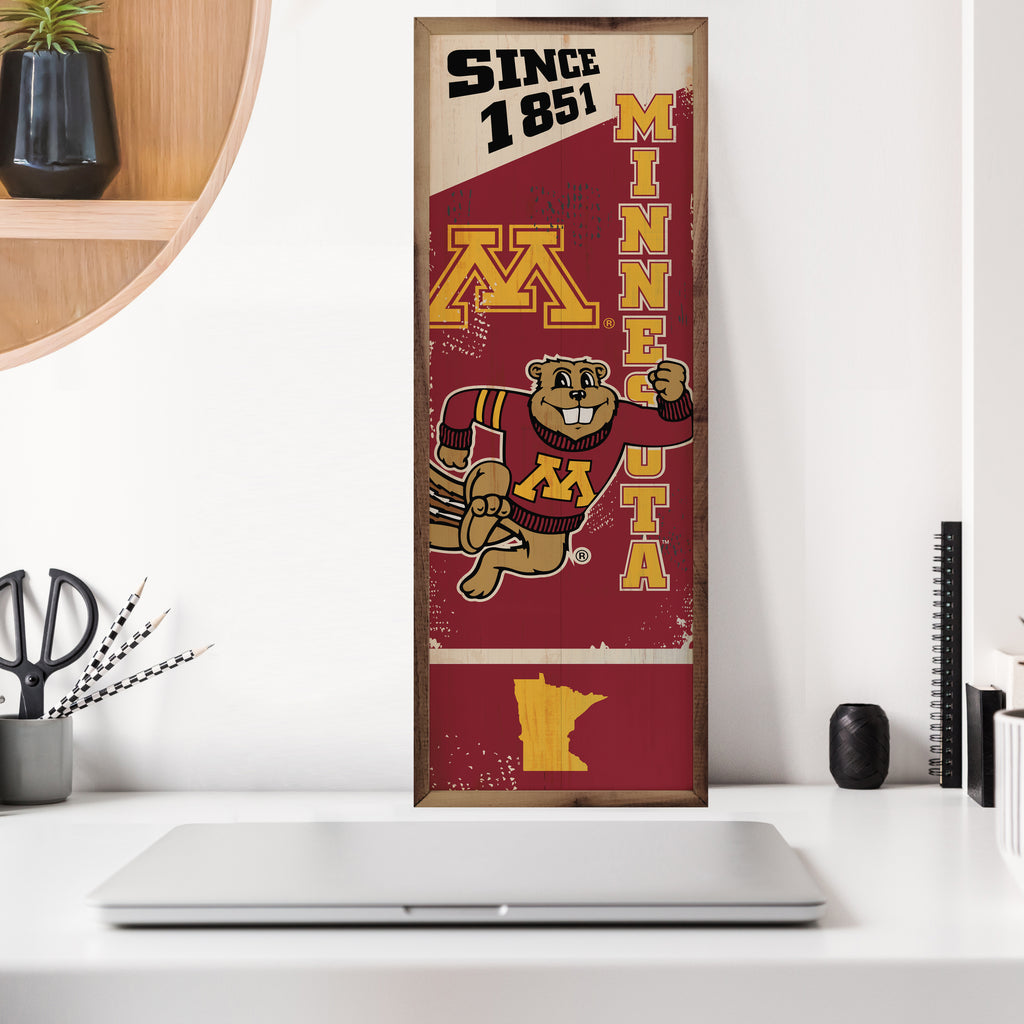 Minnesota Since 1851 8x24 / White