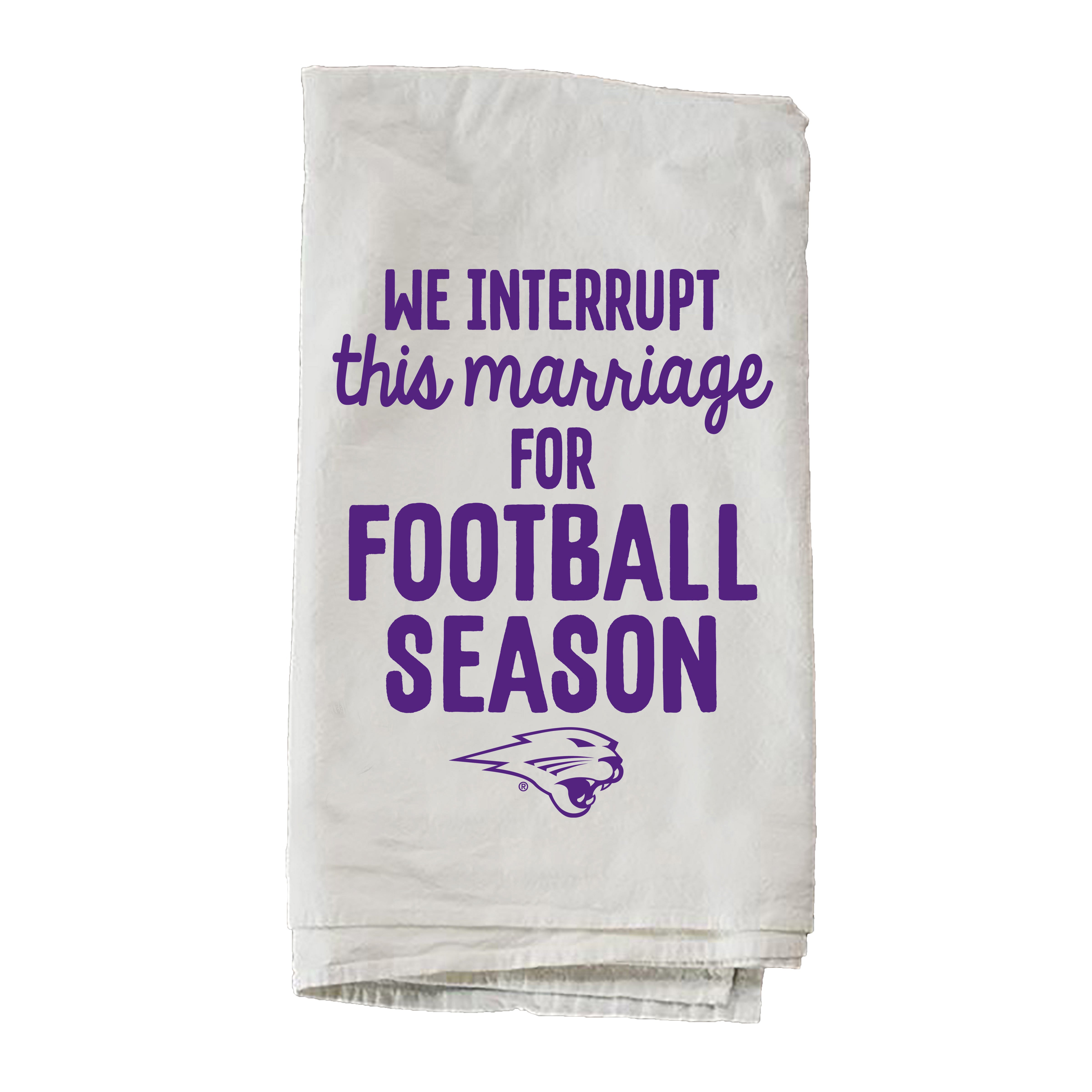 Football Season University Of Northern Iowa Towel